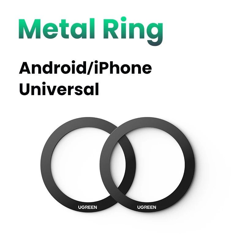Ugreen สติกเกอร์แม่เหล็ก ไร้สาย สําหรับชาร์จโทรศัพท์ iPhone 14 13 12 11 XS