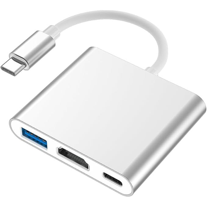 อะแดปเตอร์ Type C เป็น HDTV 3 in 1 USB Type C Hub
