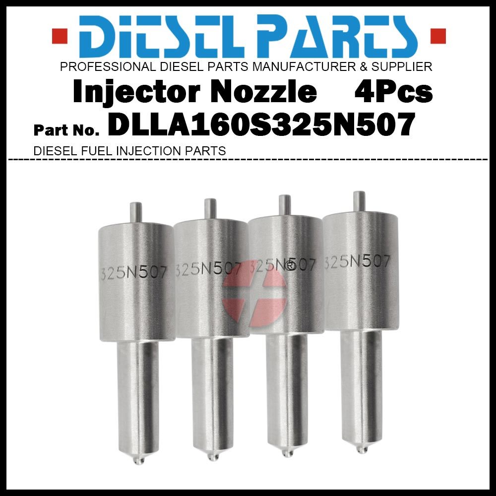 เคล็ดลับหัวฉีดหัวฉีดน้ํามันเชื้อเพลิงดีเซล 4x DLLA160S325N507 105015-5070 สําหรับ MITSUBISHI Fuso Ae