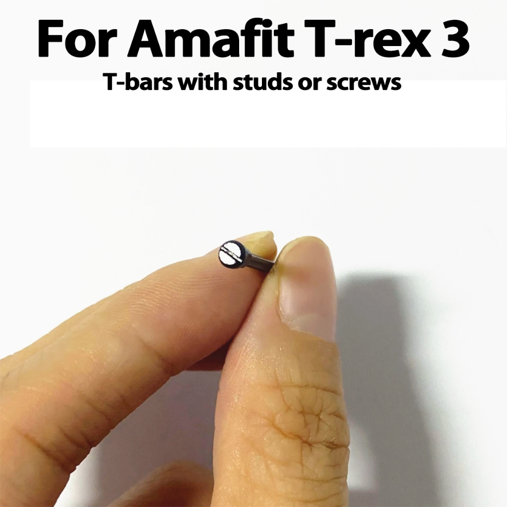 เครื่องมือถอดประกอบอย่างรวดเร็วสําหรับ Huami Amazfit T-rex 3/T-rex 2 Pro/T-rex 2 Smart Watch Screw Rods Connector Bars อุปกรณ์เสริม (1 คู่)