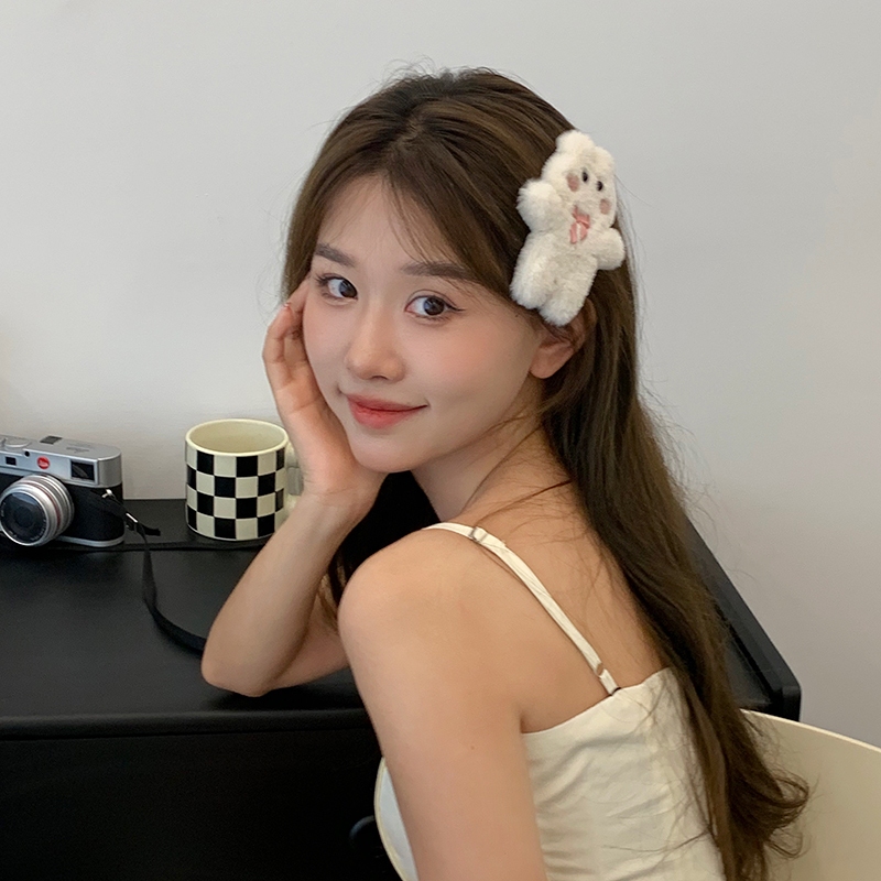 แฟชั่น เกาหลี ตุ๊กตา หมี กิ๊บติดผม หญิง อิน ของขวัญวันเกิดนักเรียนน่ารัก