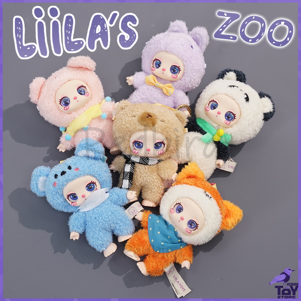 Liila zoo กล่องสุ่ม | liila lucky cat กล่องสุ่ม | ตุ๊กตา Liila V1/V2 blindbox 1 ชิ้น