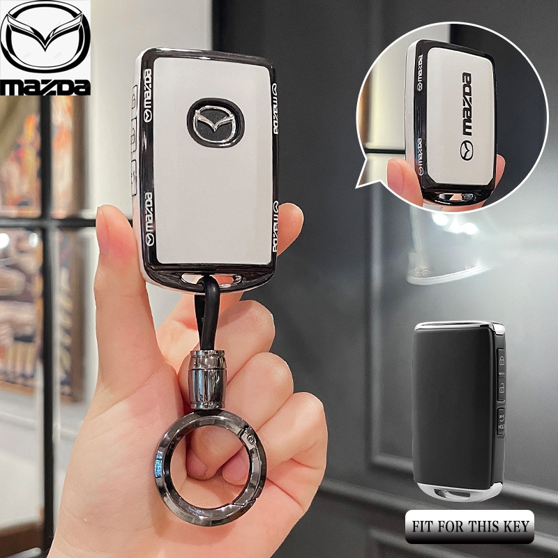 Mazda Remote สมาร์ทรถ Key Chain แหวนสําหรับ Mazda CX30/CX-3/CX-5/CX-7/CX-8/CX-9/Mazda 3/Skyactiv อุป