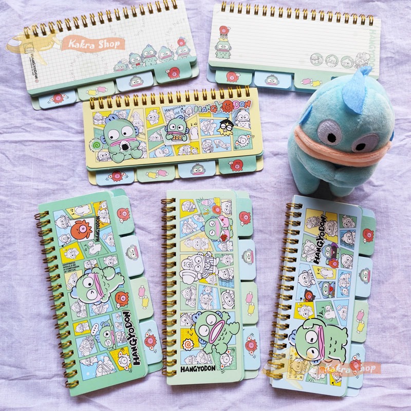96หน้า Hangyodon สมุดบันทึก ปลาน่าเกลียด แบบพกพา หน้าสี สมุดบันทึก เครื่องเขียนสำหรับเด็ก ของขวัญวันเกิด Color Notebook