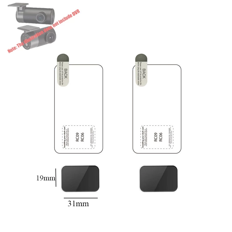 (พร้อมส่ง) แพ็คเกจ 2 ชุด สําหรับ 70MAI YI A200 1S/M300 A800 A400 Pro/D02/Lite/D08 A500S RC06 M500 3M สติกเกอร์ไฟฟ้าสถิตทนความร้อน 3M ตัวยึดกาวสําหรับ Dashcam 70 mai thumbnail 8