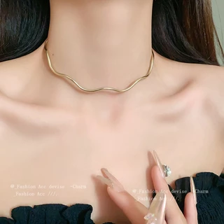 สร้อยคอนีโอจากยุโรปและอเมริกา ดีไซน์เรียบง่ายผสมผสานสไตล์โบฮีMIANและปังก์ สำหรับสาวๆ