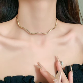 สร้อยคอนีโอจากยุโรปและอเมริกา ดีไซน์เรียบง่ายผสมผสานสไตล์โบฮีMIANและปังก์ สำหรับสาวๆ