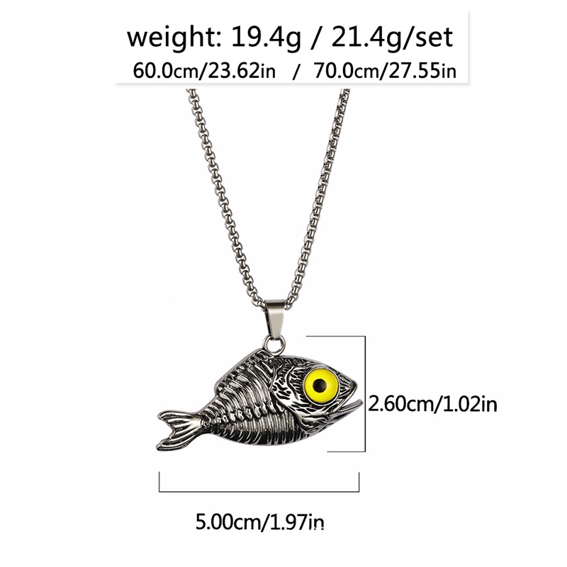 จูชิ สีส้มตัวตลกปลาสร้อยคอปรับของขวัญวันหยุดผู้ชายผู้หญิงคู่เครื่องประดับอุปกรณ์เสริม - รูปที่ 7