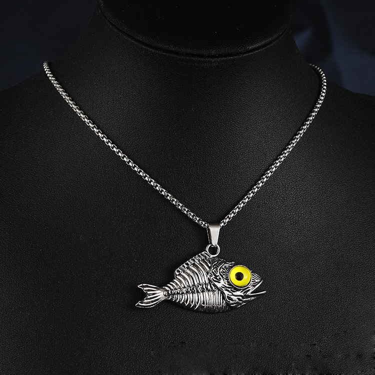 จูชิ สีส้มตัวตลกปลาสร้อยคอปรับของขวัญวันหยุดผู้ชายผู้หญิงคู่เครื่องประดับอุปกรณ์เสริม - รูปที่ 5