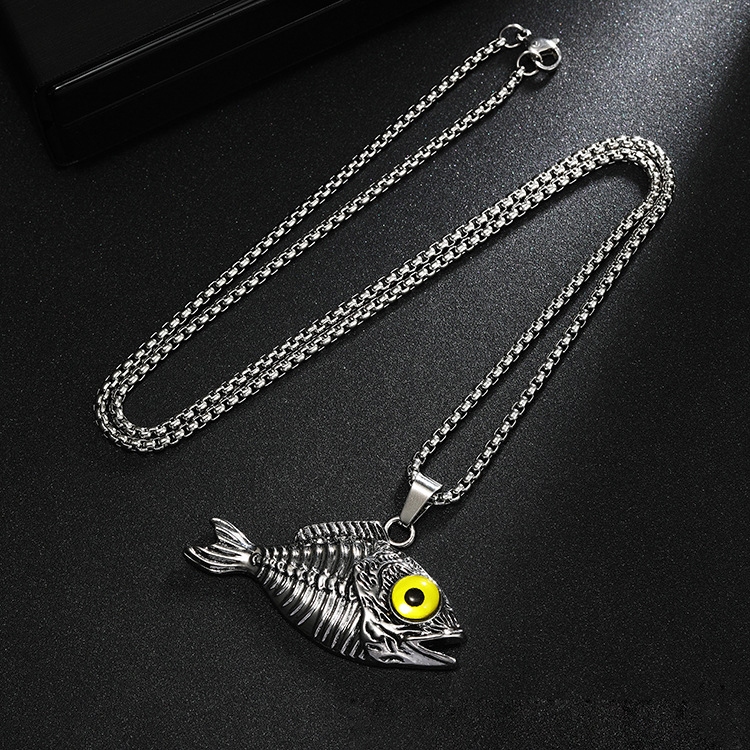 จูชิ สีส้มตัวตลกปลาสร้อยคอปรับของขวัญวันหยุดผู้ชายผู้หญิงคู่เครื่องประดับอุปกรณ์เสริม - รูปที่ 6