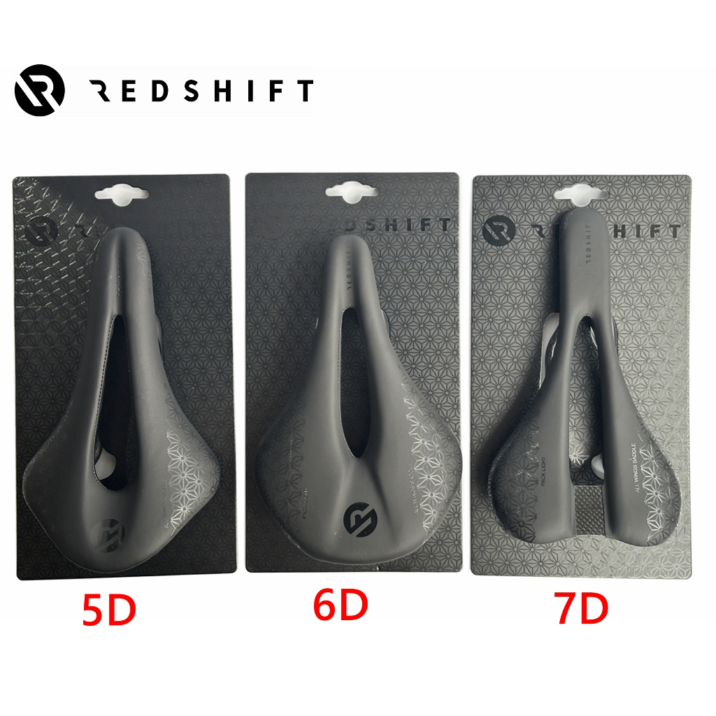 Redshift Carbon saddle MTB/Road Bike saddle Super Light Leather Carbon Cushions เบาะนั่งจักรยาน
