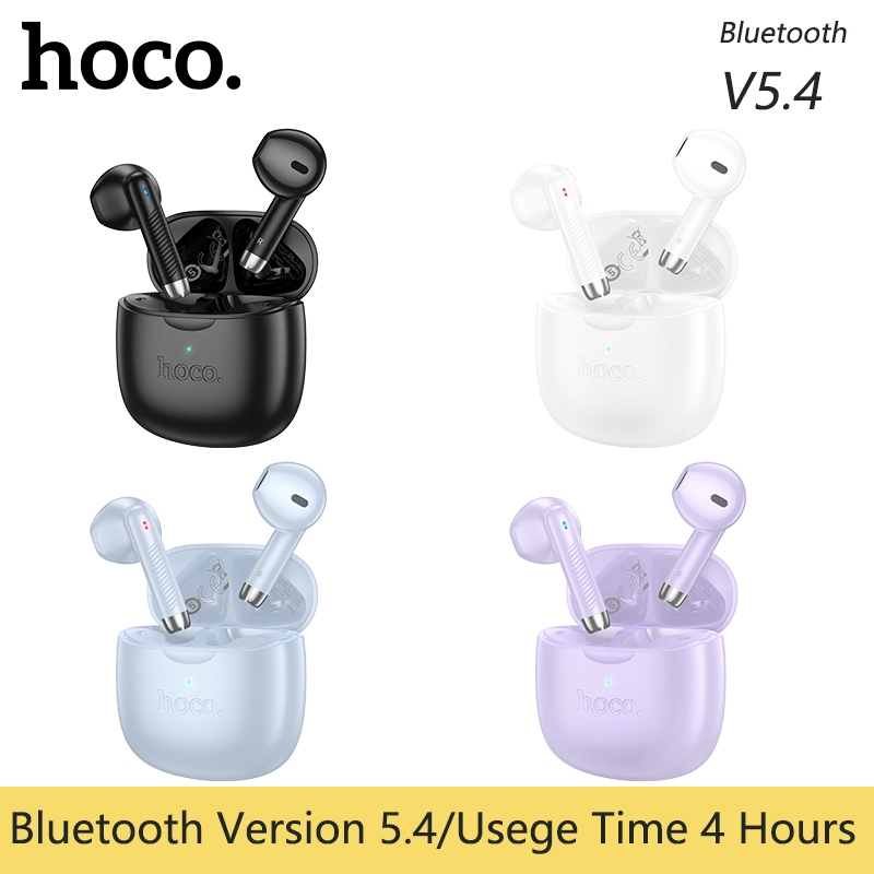 Hoco EW201 TWS หูฟังบลูทูธไร้สาย True เพลงกีฬา BT5.4 หูฟังพร้อมไมโครโฟนสําหรับโทรศัพท์สมาร์ททั้งหมด Universal หูฟัง