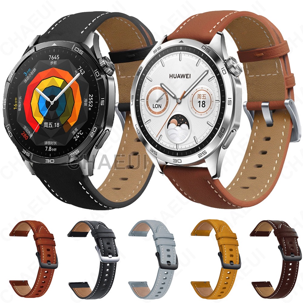 สายหนังสร้อยข้อมืออุปกรณ์เสริมสําหรับ Huawei Watch GT GT2 GT3 SE Pro GT4 GT5 GT6 46mm GT2e