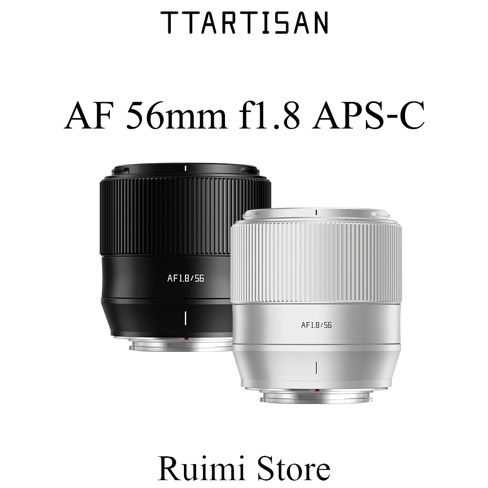 TTArtisan 56 มม. f1.8 ออโต้โฟกัสเลนส์ APS-C สําหรับกล้องมิเรอร์เลส 56mm f1.8 for Sony E / Fuji X / Nikon Z