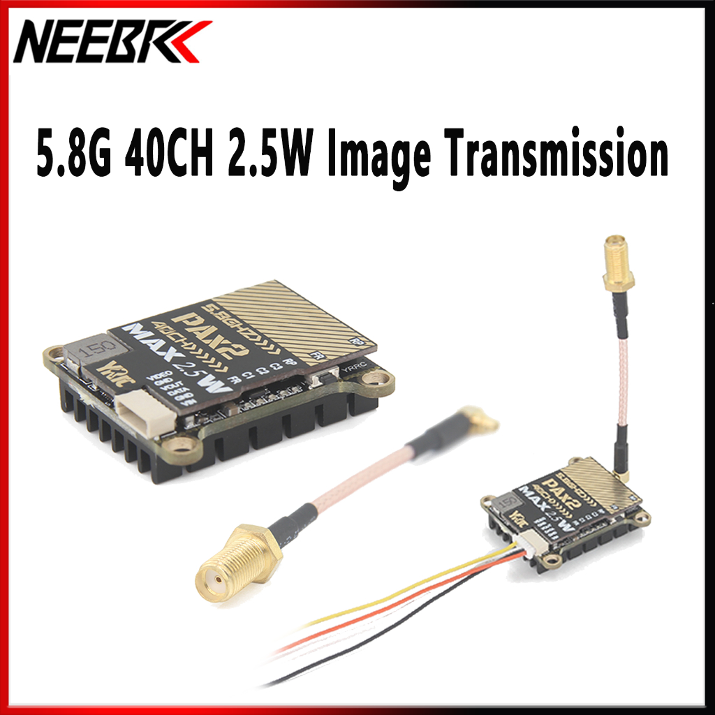 Neebrc 5.8G 40CH 2.5W FPV VTX 25mW 400mW 800mW 1500mW 2500mW 2-8S 20X20 มม.สําหรับ RC เครื่องบิน FPV