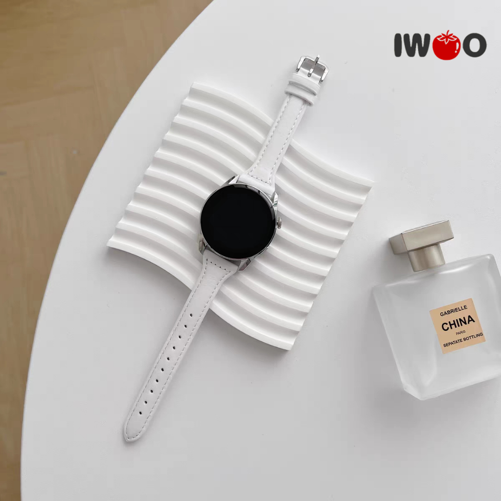 22 มม.ของแท้หนังเอวเล็กสําหรับ Huawei GT5/GT4/GT3/2 46 มม./Xiaomi นาฬิกา S4/S3/S2 pro สาวสายคล้อง