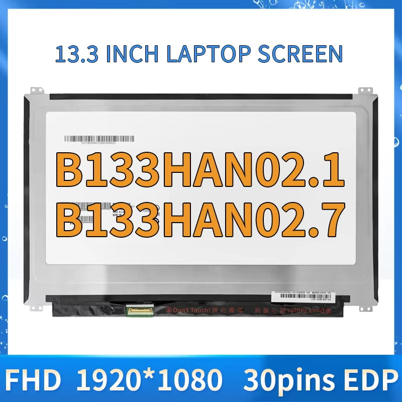 13.3 "IPS แล็ปท็อปหน้าจอ LCD B133HAN02.7 B133HAN02.1 สําหรับ ASUS UX305 UX360CA UX360C 99% sRGB จอแส