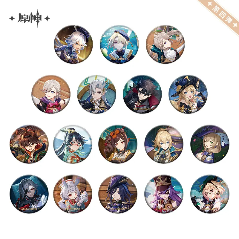 Sunsyea Genshin Impact สินค้าอย่างเป็นทางการ miHoYo Original Theme Series Badge Vol.3 Alhaitham Kaveh Baizhu Tighnari Nahida Nilou Wanderer Cyno Dehya Kaveh