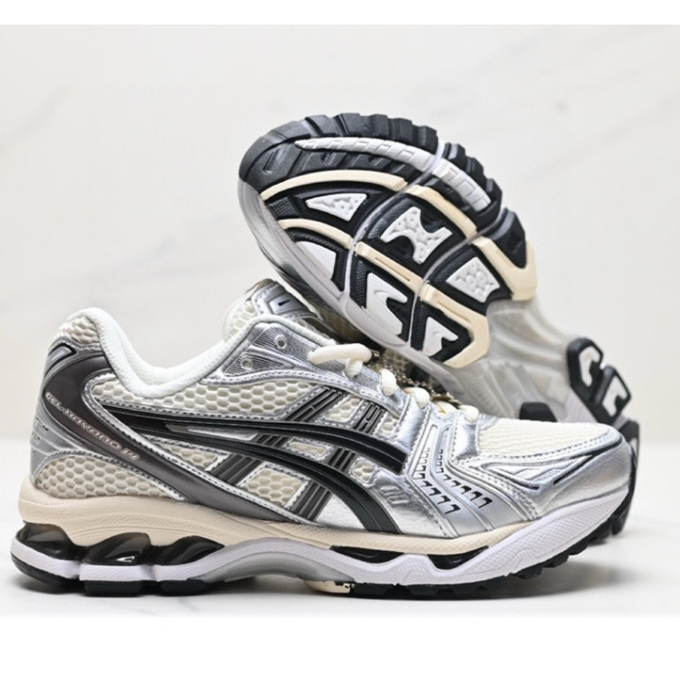 ASICS Ready Stock รองเท้าวิ่งระบายอากาศAsics Gel-Kayano 14 – คุชชั่น ทนทาน เดินป่า-พร้อม