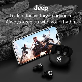 Jeep TWS True หูฟังไร้สาย หูฟังบลูทูธ คุณภาพเสียงดี ตัดเสียงรบกวน HD รองรับการโทร สําหรับ Android IOS