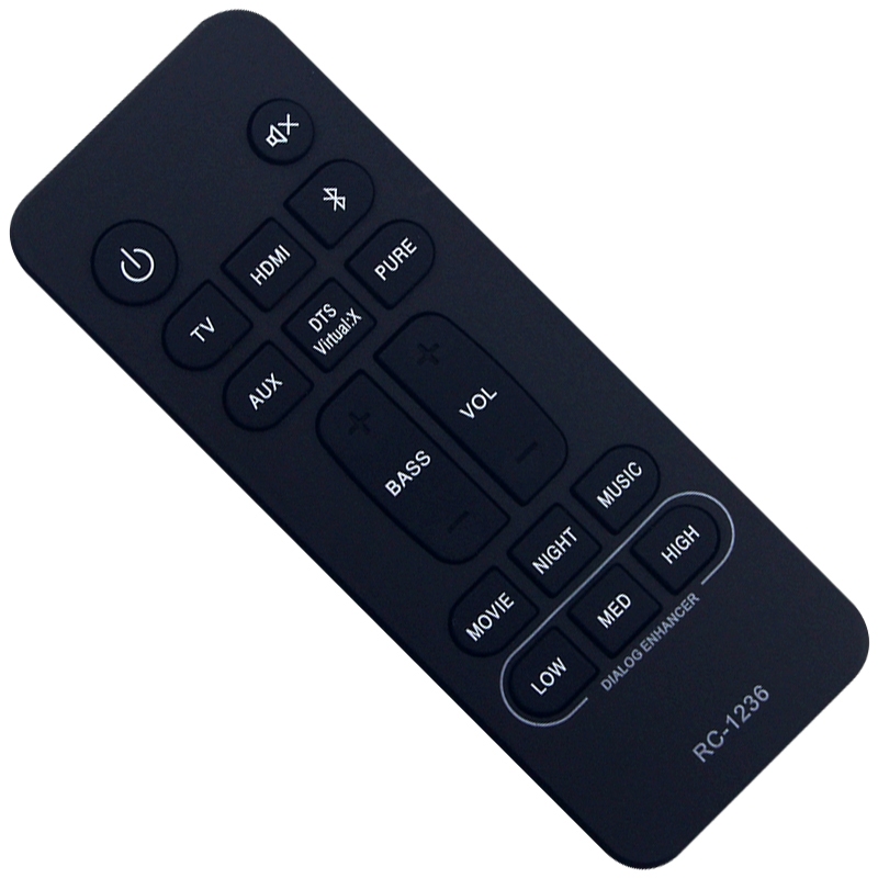 RC-1236 เข้ากันได้กับ Denon RC1236 DHT-S216 DHTS216 DHT-S216H DHTS216H รีโมทคอนโทรลเสียง