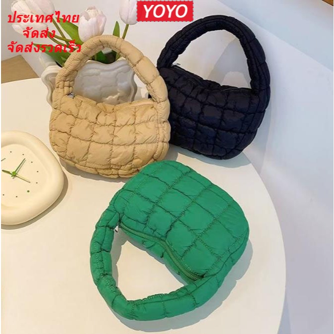 กระเป๋าเมฆลายสก๊อตจีบใต้วงแขนกระเป๋าสไตล์ใหม่ออกแบบลงแฟชั่นกระเป๋าถือมินิ