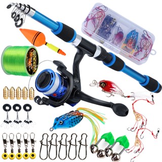 Sougayilang คันเบ็ดตกปลา พร้อมรอก และอุปกรณ์ตกปลา สําหรับครบ…