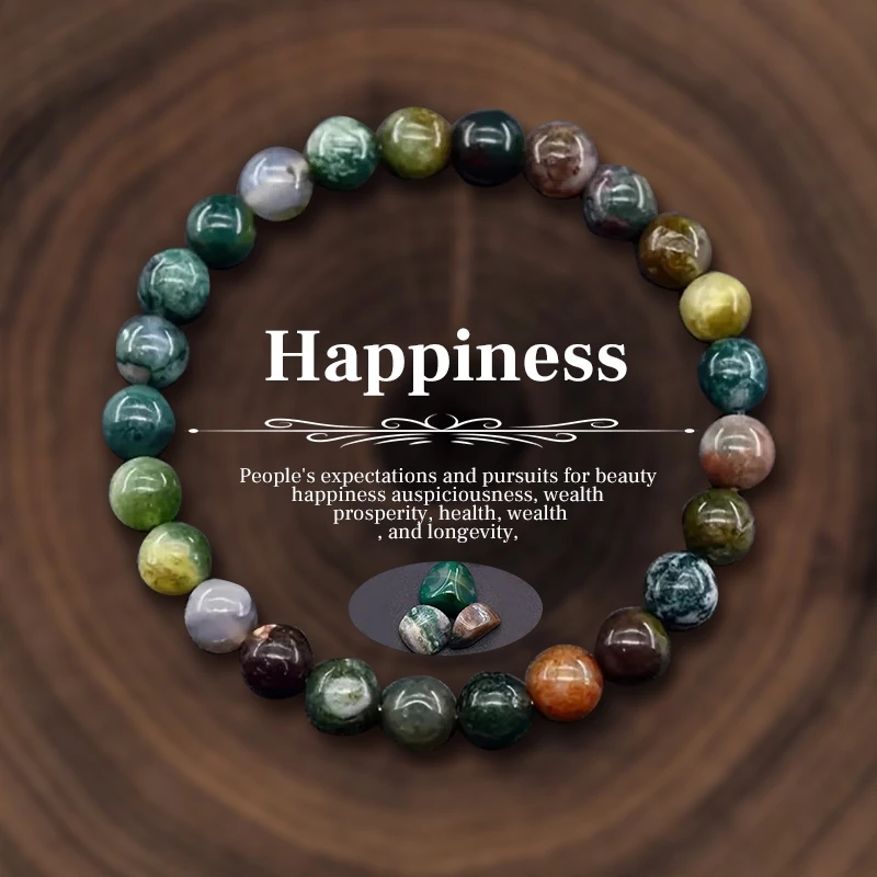 แฟชั่น8มิลลิเมตรหินธรรมชาติลูกปัดสร้อยข้อมือป้องกันดึงดูดความมั่งคั่งกําไลข้อมือยืดหยุ่นผู้หญิงผู้ชายโชคดีสมดุลรักษาเครื่องประดับของขวัญวันหยุด
