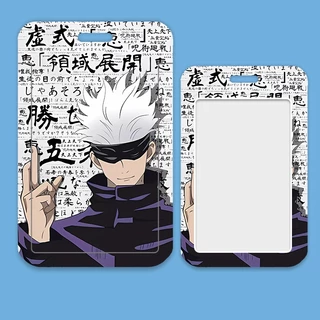 อะนิเมะ Jujutsu Kaisen card holder Gojo student school card cover