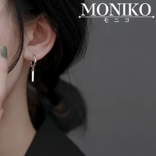 MONIKO ต่างหูเงิน 925 หลากหลายสไตล์ ต่างหูดีไซน์หรูหราแบบ Niche ต่างหูแบบหล่น