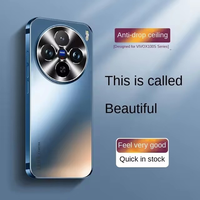 Ag Matte Case สําหรับ Vivo x200 x100 100s pro ultra x90 x80 x70 ปลอกความรู้สึกผิวครอบคลุมเต็มรูปแบบ Anti-Shock ฝาครอบโทรศัพท์ Len กันกระแทกป้องกัน