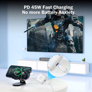 Lemorele P300 【จัดส่งเร็ว 】การส่งสัญญาณภาพและวิดีโอแบบไร้สาย USB Cเครื่องส่งสัญญาณ HDMIตัวรับสัญญาณ เหมาะสําหรับการผ่านไร้สายจากโทรศัพท์มือถือและแล็ปท็อปไปยังการประชุมทีวี