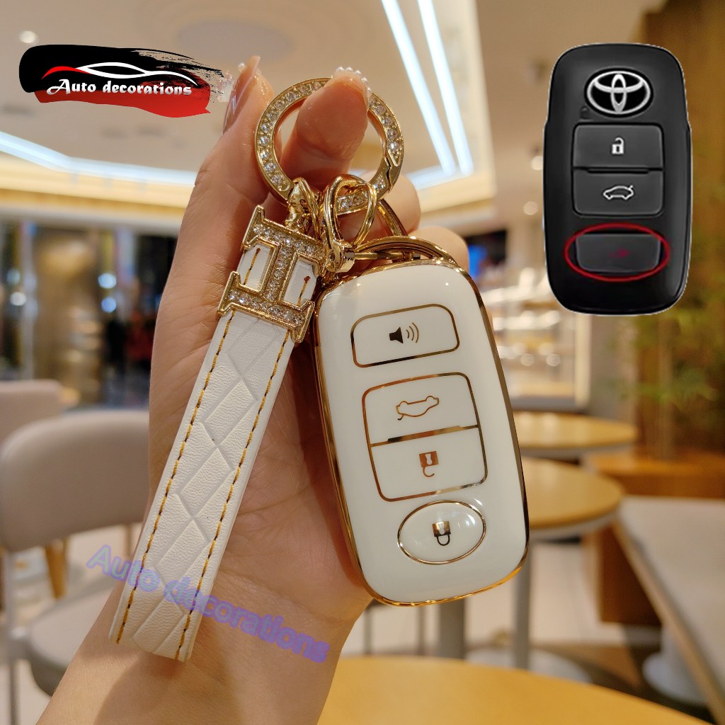 Toyota/perodua AXIA 2023 ALZA 2023-2025 AXIA 2023-2025 MYVI 2022-2025 เคสกุญแจรถ perodua ATIVA ฝาครอ