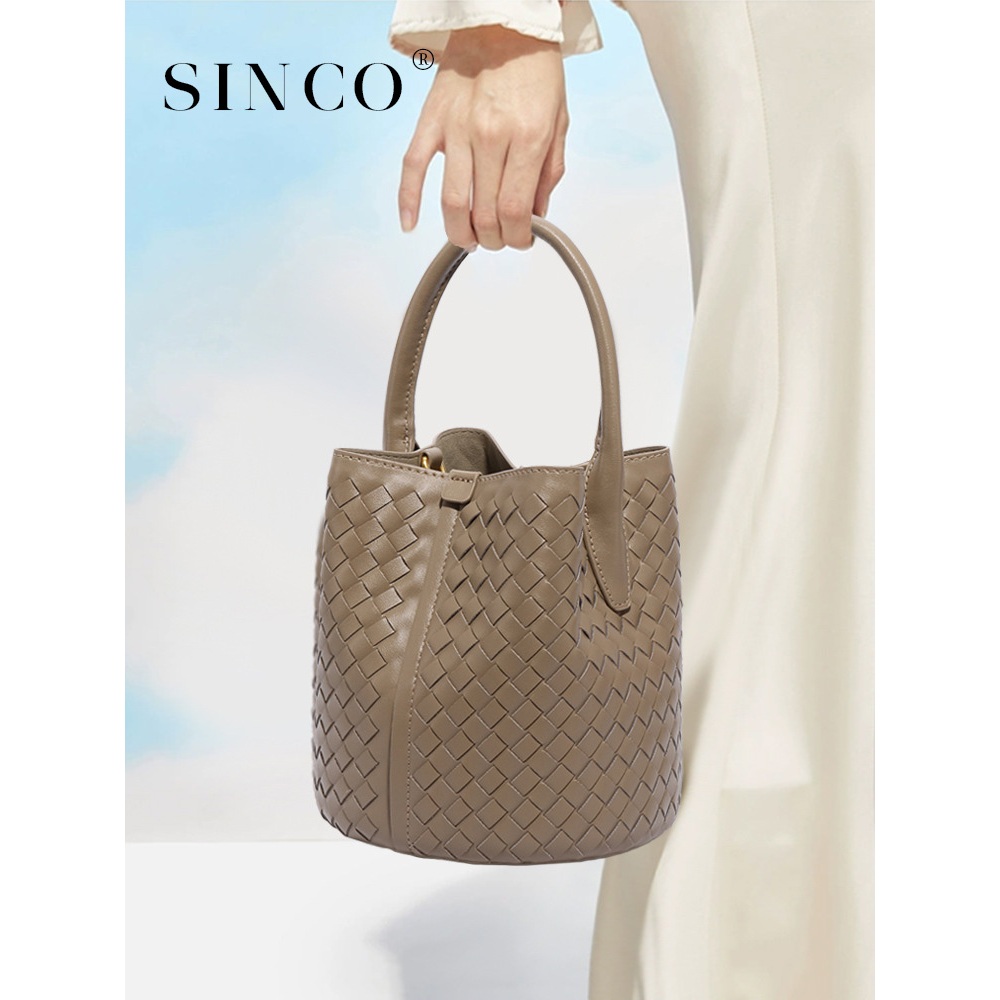 ทอมือแบบพกพาถังกระเป๋าแฟชั่น Casual All-Match เด็ก-แม่กระเป๋าสไตล์ใหม่ High-End Messenger กระเป๋าสะพาย