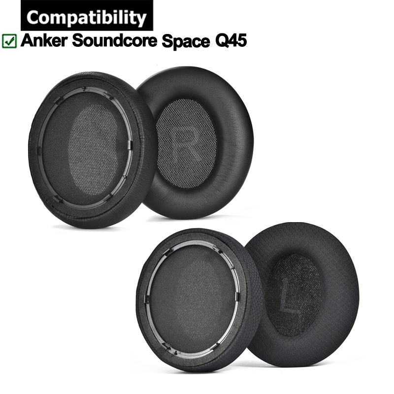 แผ่นฟองน้ําครอบหูฟัง สําหรับ Anker Soundcore Space Q45 1 คู่