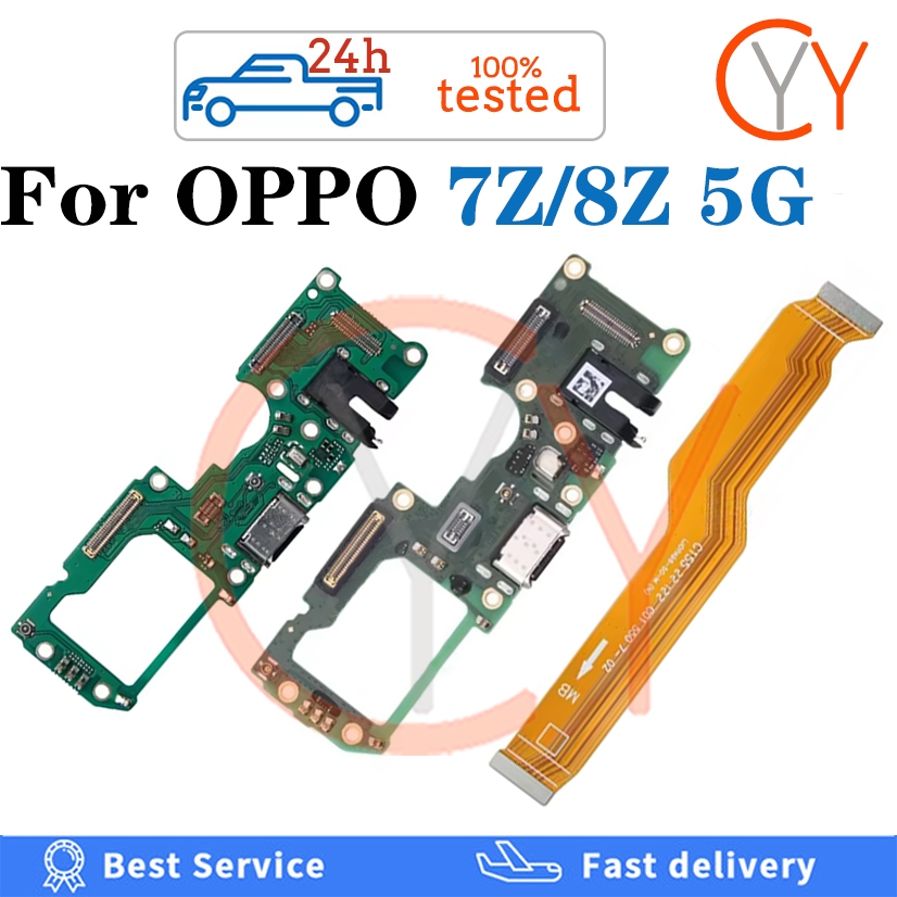 พร้อม IC สําหรับ OPPO Reno 7Z 8Z 5G CPH2343 พอร์ตชาร์จ USB Dock Board Charger Connector เมนบอร์ดหลัก