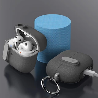 เคส Galaxy Buds 3/3 Pro / Buds 3 FE Case เคสสําหรับ Samsung Galaxy Buds 3 พร้อมตัวล็อคพร้อมพวงกุญแจ