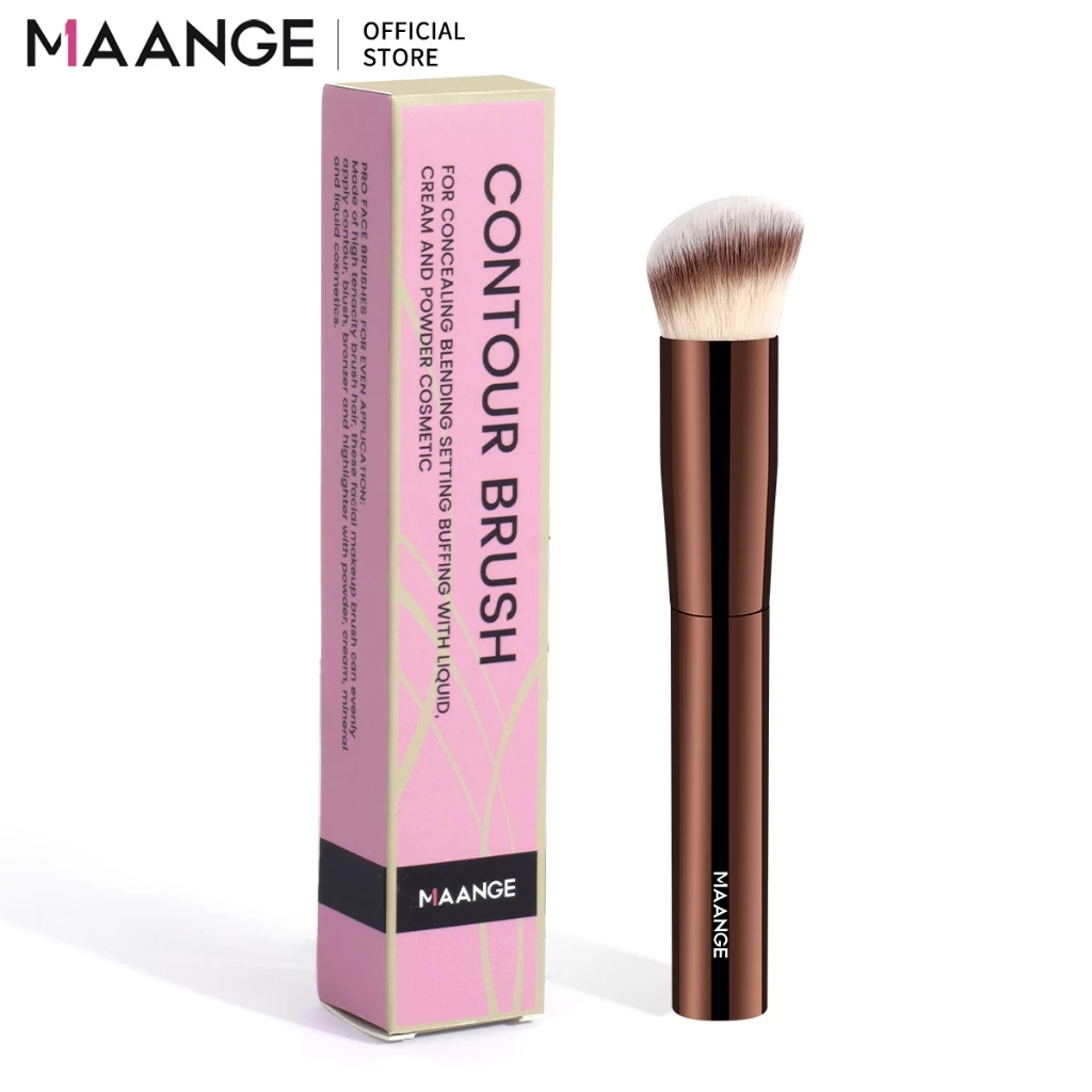 MAANGE แปรงคอนซีลเลอร์ แปรงแต่งหน้าอเนกประสงค์ ท่ออลูมิเนียม ขนนุ่ม 52312