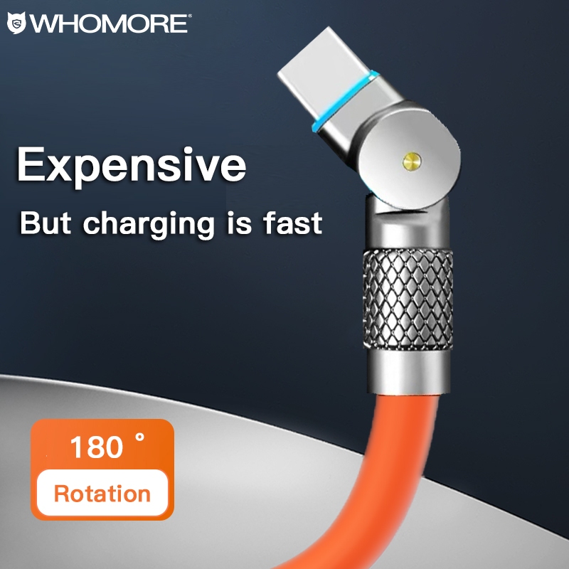 【รับประกัน 1 ปี】120W หัวชาร์จ 6A สายชาร์จ type C/iOS/Micro 240W Fast Charger เหมาะ IOS Android