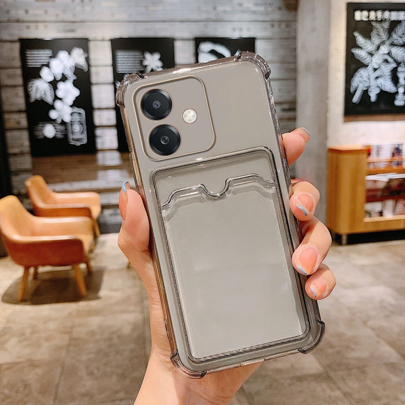 กรณีอ่อนสําหรับ OPPO A3X A3 4G 5G A40 A40M 2024 ล้างโทรศัพท์ปลอกกระเป๋าสตางค์กระเป๋าโปร่งใสฝาครอบป้องกัน