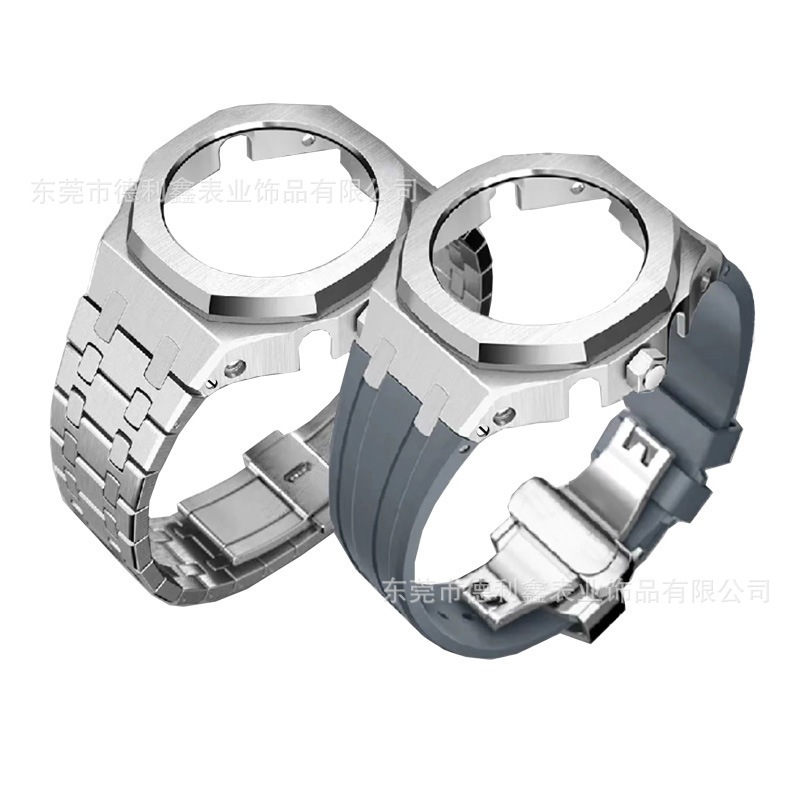 เหมาะสําหรับ Casio GA-2100/2110 ดัดแปลงสแตนเลสสตีลสายคล้อง Nailless AP อุปกรณ์เสริม