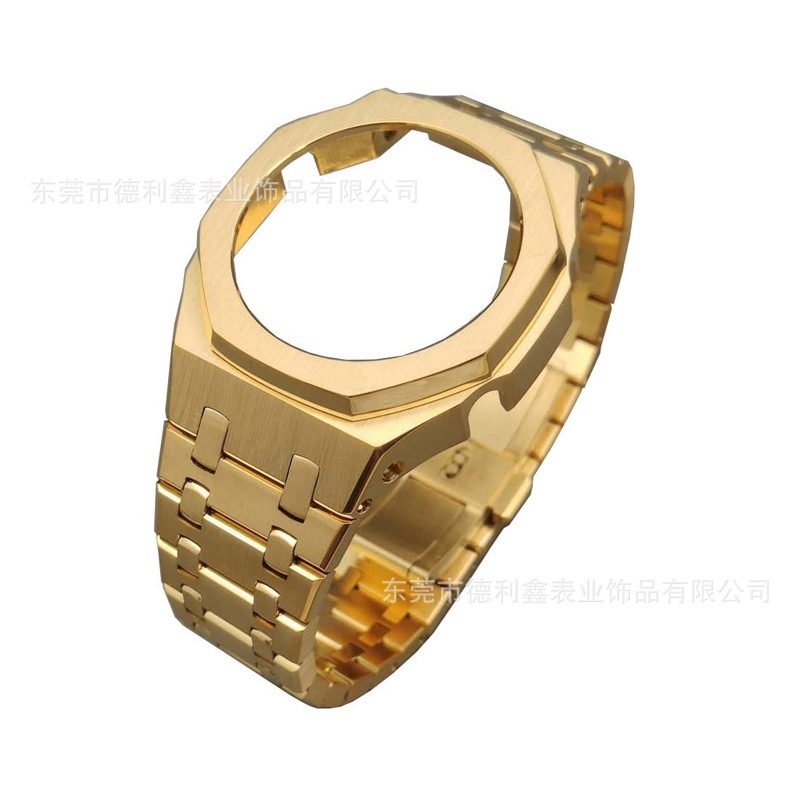 เหมาะสําหรับ Casio GA-2100/2110 ดัดแปลงสแตนเลสสตีลสายคล้อง Nailless AP อุปกรณ์เสริม