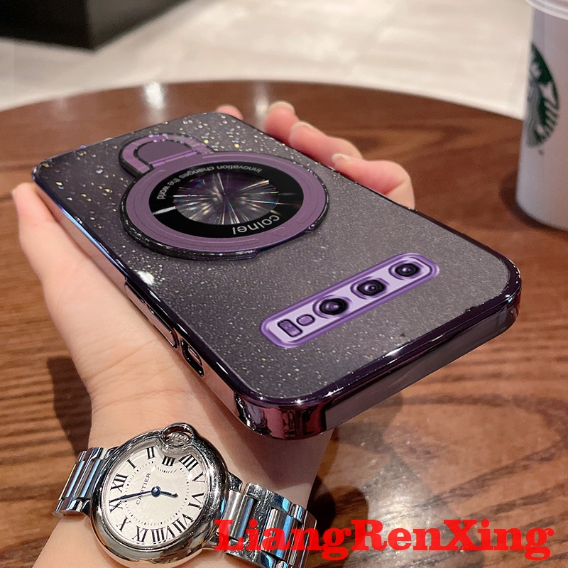FOR เคส Case สำหรับ Samsung S10 PLUS Samsung S10 Pro Samsung S10 โทรศัพท์ปลอก softcase ซิลิโคนกันกระแทกปกการออกแบบใหม่ที่ชัดเจนกับผู้ถือ sfwxzj02ความงาม