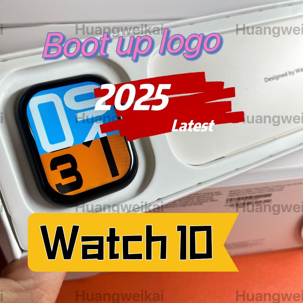 2025 โลโก้นาฬิกา 10 AMOLED 47 มม.นาฬิกาสมาร์ทไร้สายชาร์จ bluetooth call กีฬา VS hello นาฬิกา H13 H14