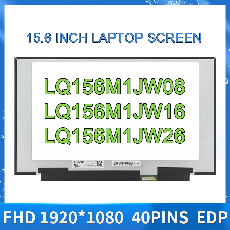15.6 "240Hz แล็ปท็อปหน้าจอ LCD LQ156M1JW03 Fit LQ156M1JW09 NE156FHM-NZ1 LQ156M1JW08 LQ156M1JW26 จอแส
