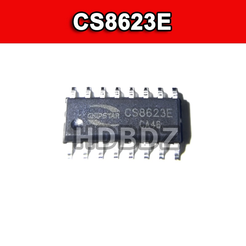 2~10pcs CS8623E SOP16 ชิปเครื่องขยายเสียงเสียง IC SMD