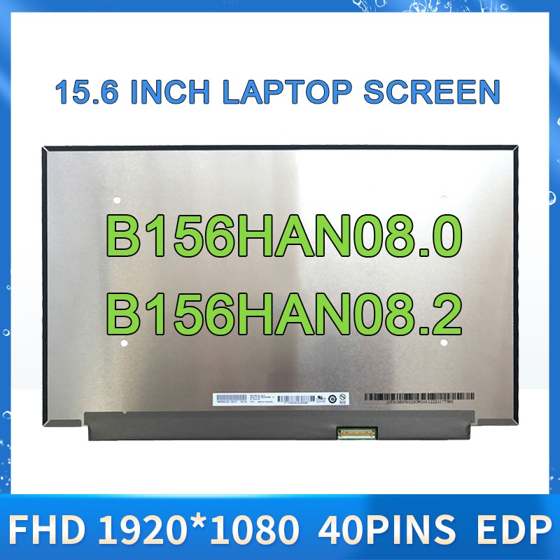 15.6 "144Hz แล็ปท็อปหน้าจอ LCD B156HAN08.0 fit B156HAN08.2 สําหรับ Dell G3 G5 15SE 5505 DP/N 0K055G 