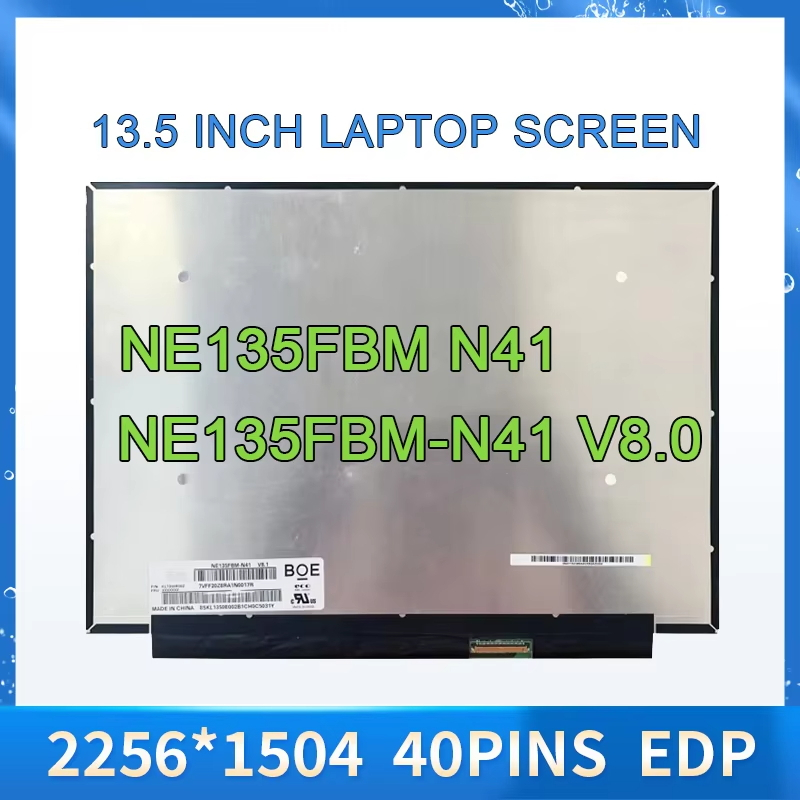NE135FBM-N41 V8.0 13.5 หน้าจอ LCD แผง Matrix NE135FBM N41 สําหรับ Acer Swift 3 SF313-52 SF313-53 SF3