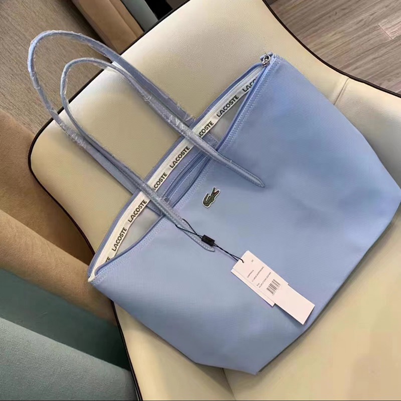 ใหม่ French Womens Shopping Bag College Student Shoulder Tote Bag (จัดส่ง 24 ชั่วโมง)