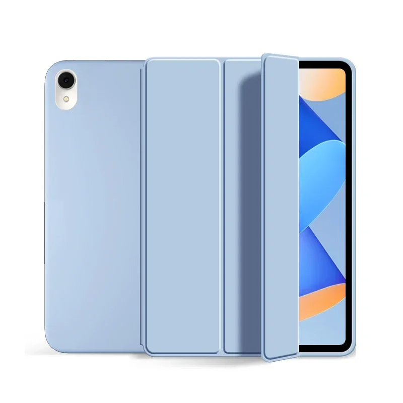 ผิวปลอกหนัง PU สําหรับ iPad Mini 7 กรณีซิลิโคนอ่อนนุ่มพับขาตั้งฝาครอบสําหรับ Apple iPad Mini 2024 7th Generation A2995 A2996 แท็บเล็ต Auto Wake